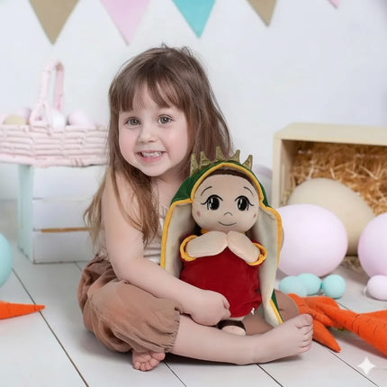 Peluche De Virgen María Que Respira Musica Y Luz Virgencita
