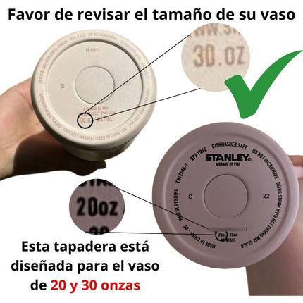 Tapadera Tapa De Repuesto Vaso Termo Taza Stanley 30oz 20oz