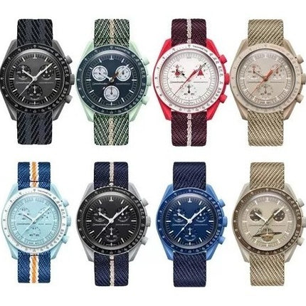 Correa Extensible Para Reloj Omega X Swatch Moonswatch Strap