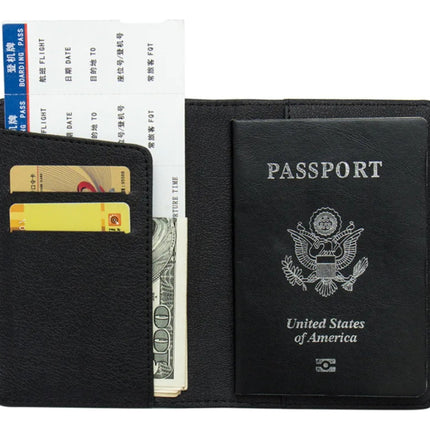 Funda Para Pasaporte Visa Tarjetero Documentos Viaje Cuero