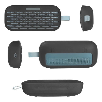 Funda De Silicon Y Gancho Aluminio Para Bose Soundlink Flex