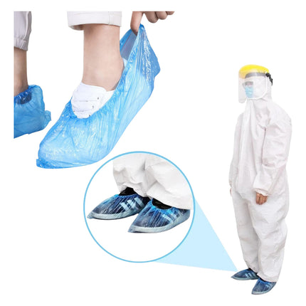 100 Cubrezapatos Funda Desechables Quirúrgicas Impermeables