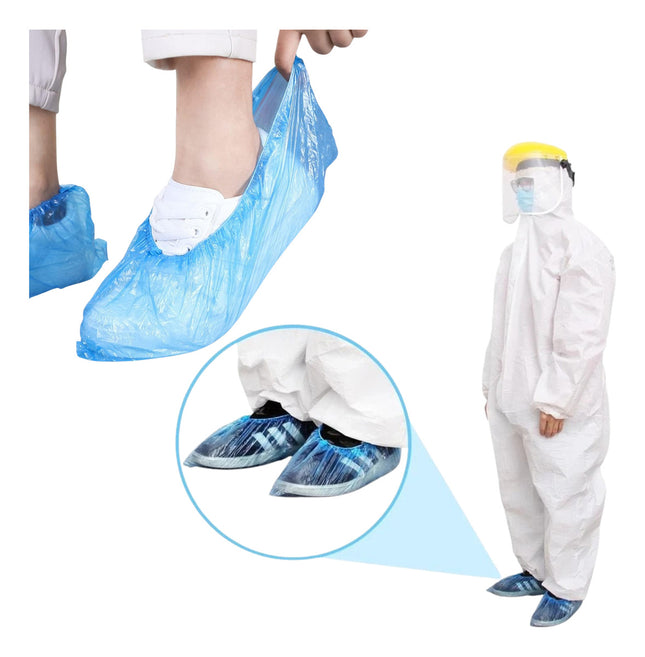 100 Cubrezapatos Funda Desechables Quirúrgicas Impermeables