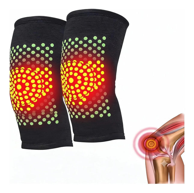 Par Rodilleras Compresion Turmalina Ajenjo Alivio De Dolor