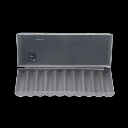 Estuche Caja Almacenamiento 10 Baterías Aa Organizador Pilas