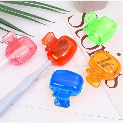 5 Pzs Clips Protectores Cabezal Cepillo De Dientes Viaje