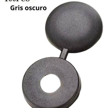 100pzas Cubiertas Para Tornillos Tuercas Clavos Decoración