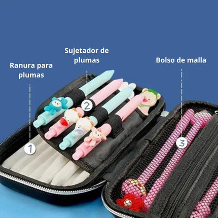 Lapicero Estuche Niño 3d Escolar Kawaii Regreso A Clases
