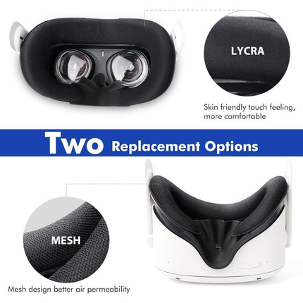 Face Pad Anti Sudor Para Oculus Quest 2 Con Colchon Mascara
