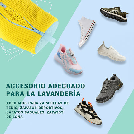 Bolsa Para Lavar Zapatos En Lavadora Protectora Cremallera