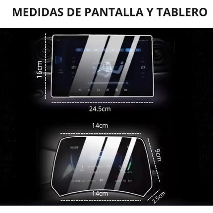 Cristal Templado Pantalla Y Tablero Byd Dolphin 2023-2024