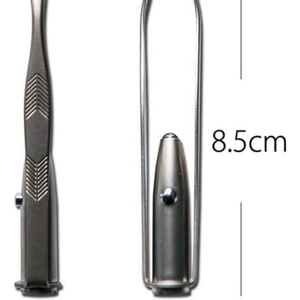 Pinzas Portátiles De Acero Quitacejas Con Luz Led Maquillaje