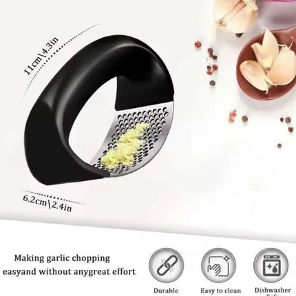Triturador Cortador Exprimidor Ajo Acero Inoxidable Cocina