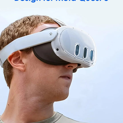 Carcasa Dura Tpu Y Cristal Templado Para Oculus Meta Quest3