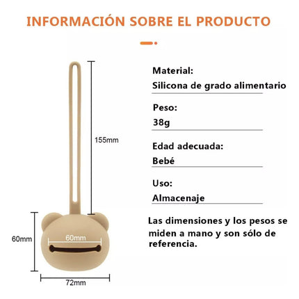 Estuche Para Guardar Chupones Antiperdida Bebes Y Niños