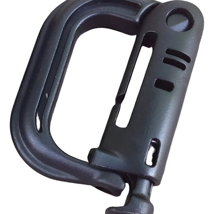 2 Pzas Mosquetón Molle Grillete Clip Edc Táctico Llavero Itw
