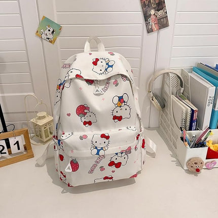 Mochila Regreso A Clases De Hello Kitty Sanrio Personajes Animados