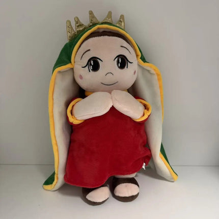 Peluche De Virgen María Que Respira Musica Y Luz Virgencita