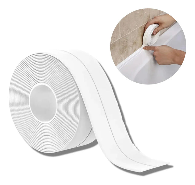 3.2m Tira Cinta Selladora Impermeable Pvc Antihumedad Baño