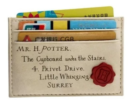 Tarjetero Cartera Harry Potter Funda Billetera Carta Howarts