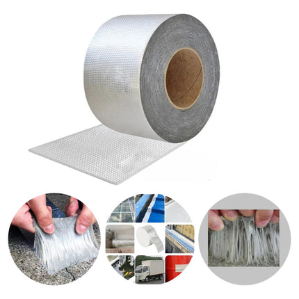 5m Cinta Impermeable Butilica De Sellado Aluminio Tapa Fugas