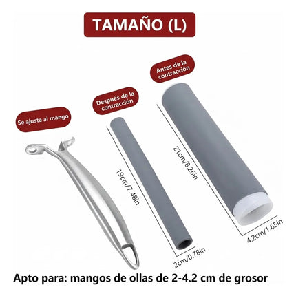 Aislante Sarten Silicona Agarradera Mango Resistente Calor