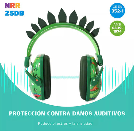 Orejeras Protector Aislante Ruido Para Niños Y Niñas Autismo