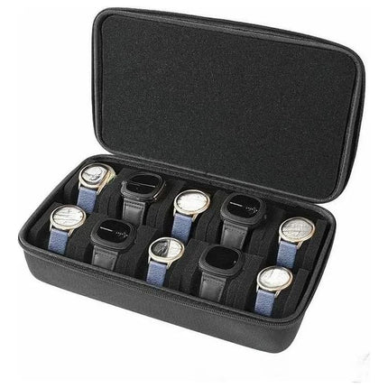 Estuche Case Organizador Portátil Reloj 10 Ranuras De Viaje