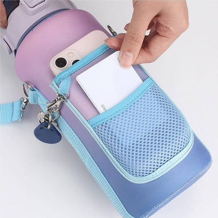 Funda Bolsa Para Botella De Agua Motivacional 2l Con Correa Termo