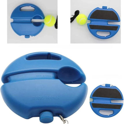 Base Entrenamiento Para Tenis Kit Con Pelota Rebote Portatil