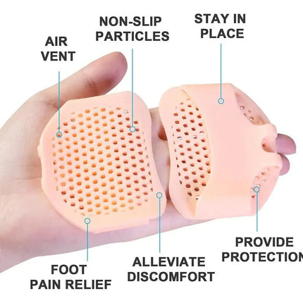 2 Plantillas De Gel Planta De Pie Almohadilla Zapato Confort