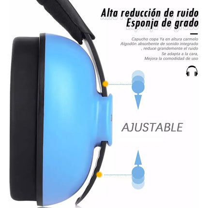 Orejeras Suaves Para Bebés Auricular Aislante Ruido Dormir