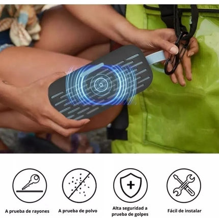 Funda De Silicon Y Gancho Aluminio Para Bose Soundlink Flex