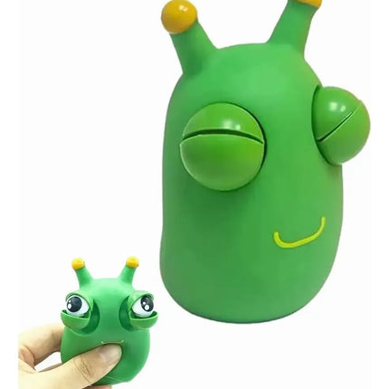 Squishy Antiestrés Gusano Ojos Saltones Sensorial Juguete