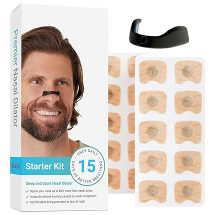 Kit 15 Tira Nasal Dilatador Magnetico Antironquidos Ciclismo