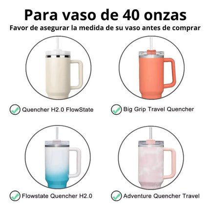 Tapadera De Repuesto Anti-salpicaduras Para Vaso Stanley40oz