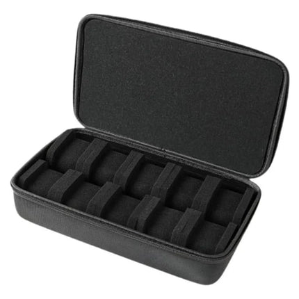Estuche Case Organizador Portátil Reloj 10 Ranuras De Viaje