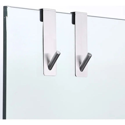 2 Pzas Gancho Colgante Cancel De Baño Cocina Toalla Bata