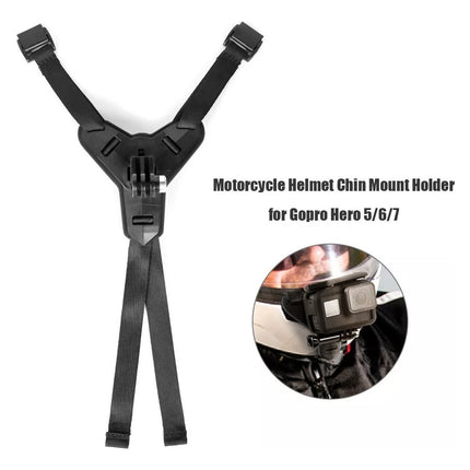 Soporte Para Gopro Casco De Motocicleta Montaje Con Correa