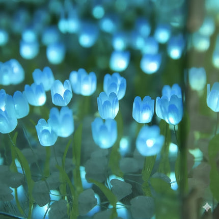 Lámpara De Tulipanes 3d Portátil Decorativa Led Habitacion