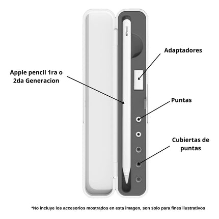 Estuche Protector Rigido Caja Almacenamiento Apple Pencil