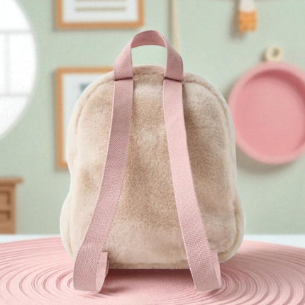 Mochila Stitch De Peluche Para Niña Regalo Bolsa Afelpada