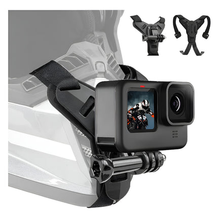 Soporte Para Gopro Casco De Motocicleta Montaje Con Correa