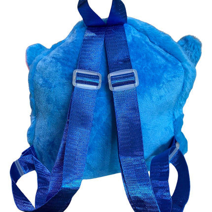 Mochila Stitch Regreso A Clases Peluche Felpa Bolso Escolar Para Niños Y Niñas