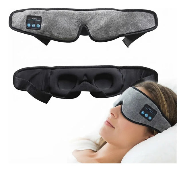 Antifaz Para Escuchar Musica Con Audifonos Bluetooth Mascara