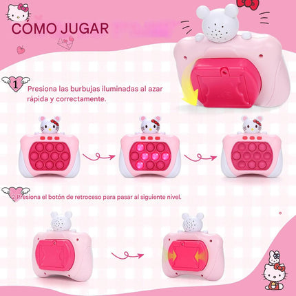 Juego Push Pop It Electrónico Antiestrés Personajes Animados