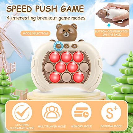 Juego Push Pop It Electrónico Antiestrés Personajes Animados