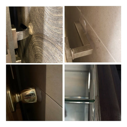 Tope De Puerta Silicona Autoadhesivo Protector De Pared 6pzs