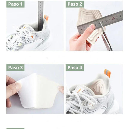 2pares Taloneras Protector Talones Antideslizante Anti Dolor