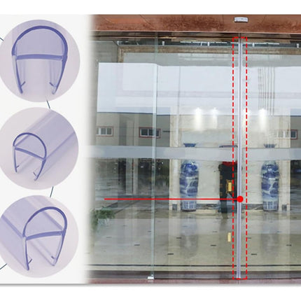 Tira Barrera De Agua Para Cancel Baño Sellado Puerta Cristal